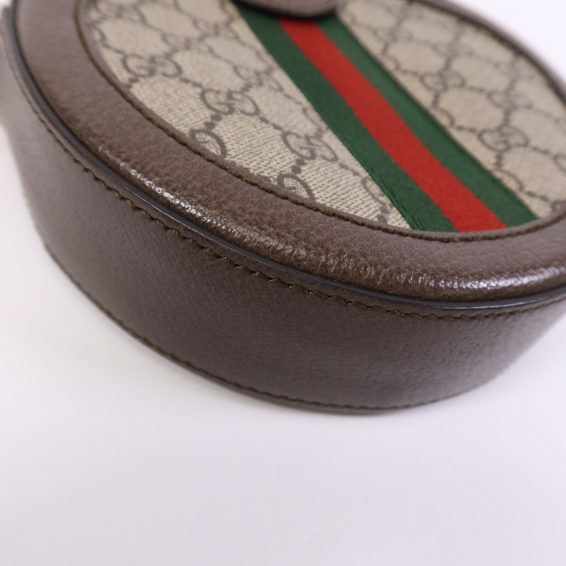 GUCCI 帆布Ophidia GG Mini金扣鏈帶肩背袋-11
