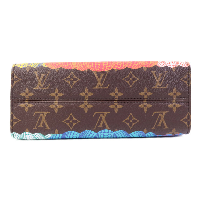 LOUIS VUITTON Monogram LV x YK On the Go PM金扣手挽肩背兩用袋-3