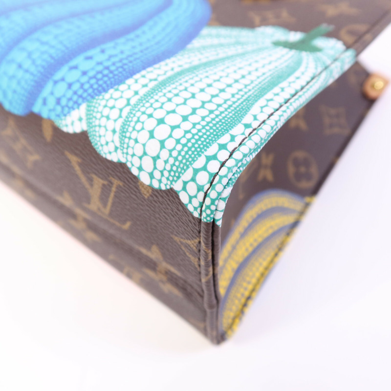 LOUIS VUITTON Monogram LV x YK On the Go PM金扣手挽肩背兩用袋-10