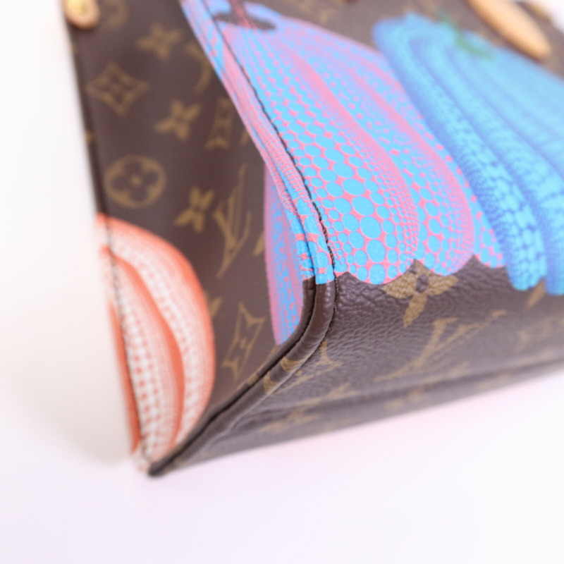 LOUIS VUITTON Monogram LV x YK On the Go PM金扣手挽肩背兩用袋-11