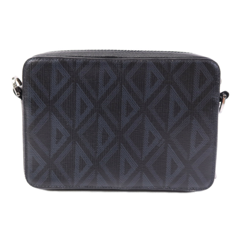 Dior 帆布CD Diamond銀扣肩背袋-1