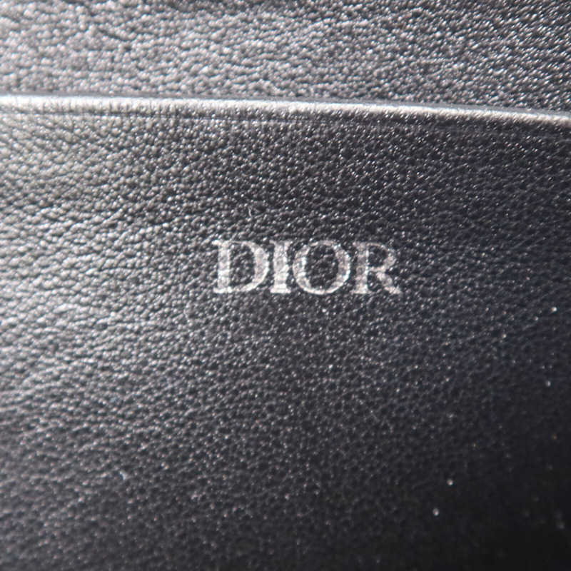 Dior 帆布CD Diamond銀扣肩背袋-5