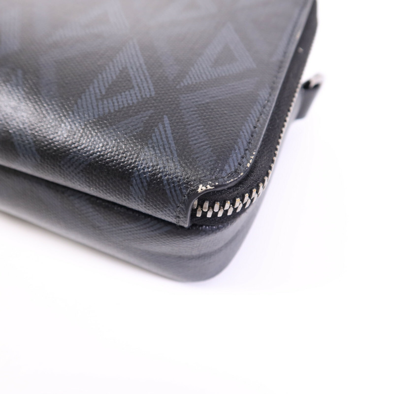 Dior 帆布CD Diamond銀扣肩背袋-10