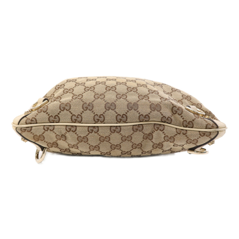 GUCCI 帆布Shoulder Bag金扣肩背袋-3