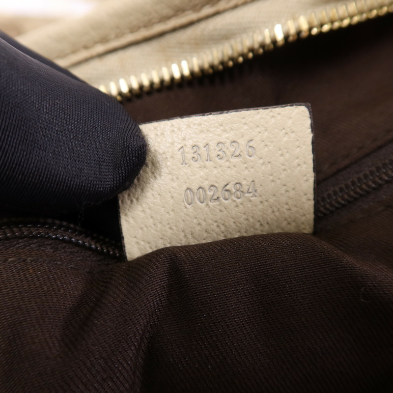 GUCCI 帆布Shoulder Bag金扣肩背袋-8