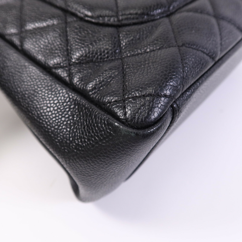 CHANEL 牛皮皮革GST金扣鏈帶肩背袋-13