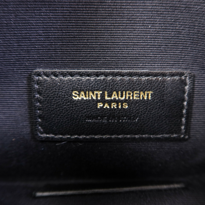 YVES SAINT LAURENT 牛皮皮革Clutch Bag金扣手拿包-7