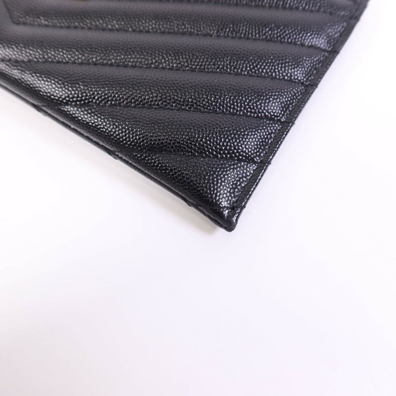 YVES SAINT LAURENT 牛皮皮革Clutch Bag金扣手拿包-10