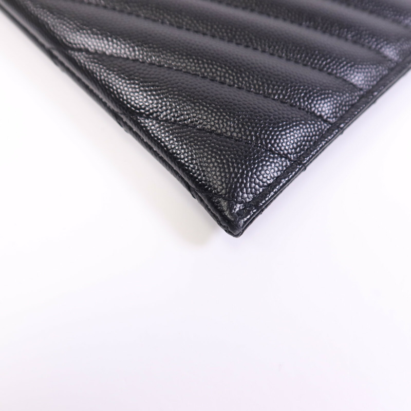 YVES SAINT LAURENT 牛皮皮革Clutch Bag金扣手拿包-12