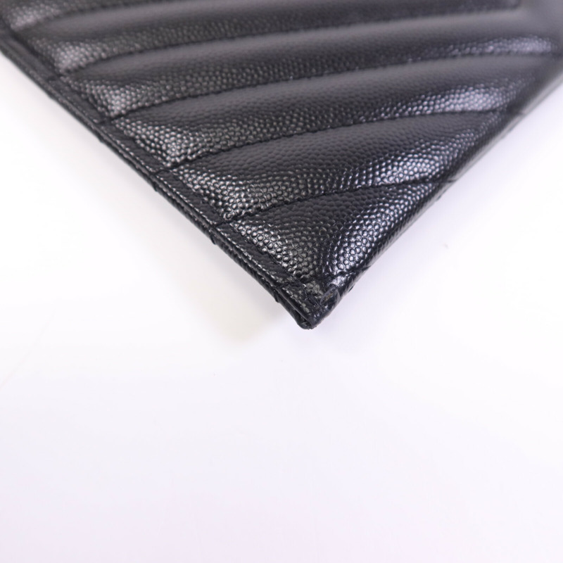 YVES SAINT LAURENT 牛皮皮革Clutch Bag金扣手拿包-13