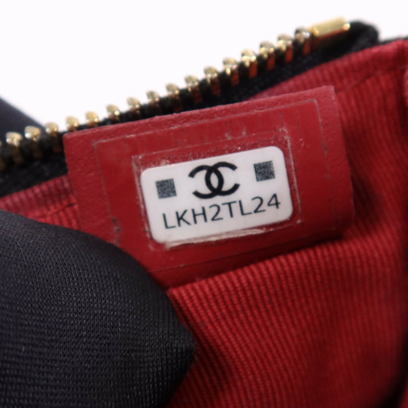 CHANEL 羊皮皮革Chanel 19 Mini Pouch金扣零錢包-6