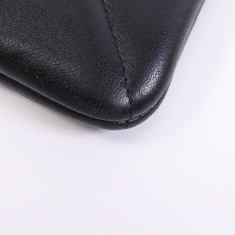 CHANEL 羊皮皮革Chanel 19 Mini Pouch金扣零錢包-8