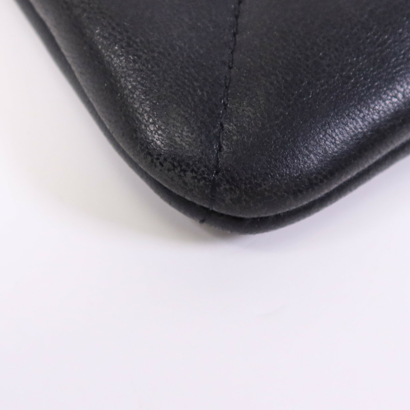 CHANEL 羊皮皮革Chanel 19 Mini Pouch金扣零錢包-9