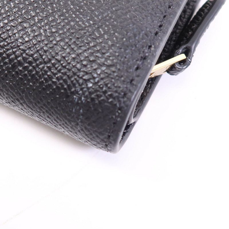 COACH 牛皮皮革Wallet金扣錢包-7