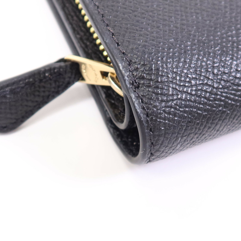 COACH 牛皮皮革Wallet金扣錢包-10