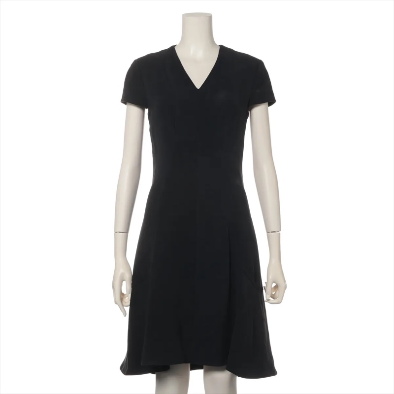 【LV修身貴婦版型】 LV Silk Dress 34 千金貴婦風 洋裝👗 專櫃93000!-0