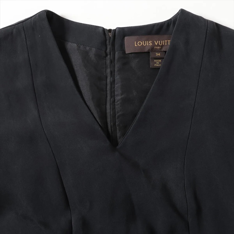 【LV修身貴婦版型】 LV Silk Dress 34 千金貴婦風 洋裝👗 專櫃93000!-3
