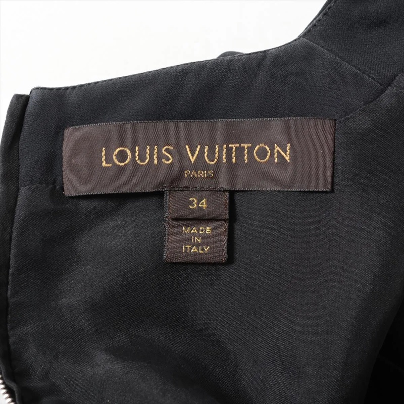 【LV修身貴婦版型】 LV Silk Dress 34 千金貴婦風 洋裝👗 專櫃93000!-5