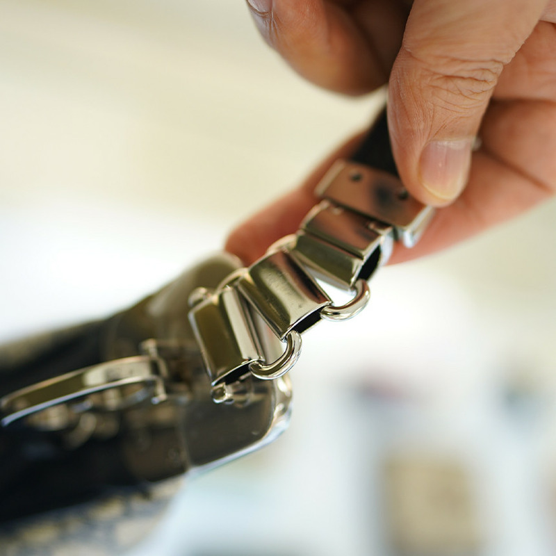 GUCCI 單肩包 699409 96GRN 4082 帆布 米色/海軍藍-20