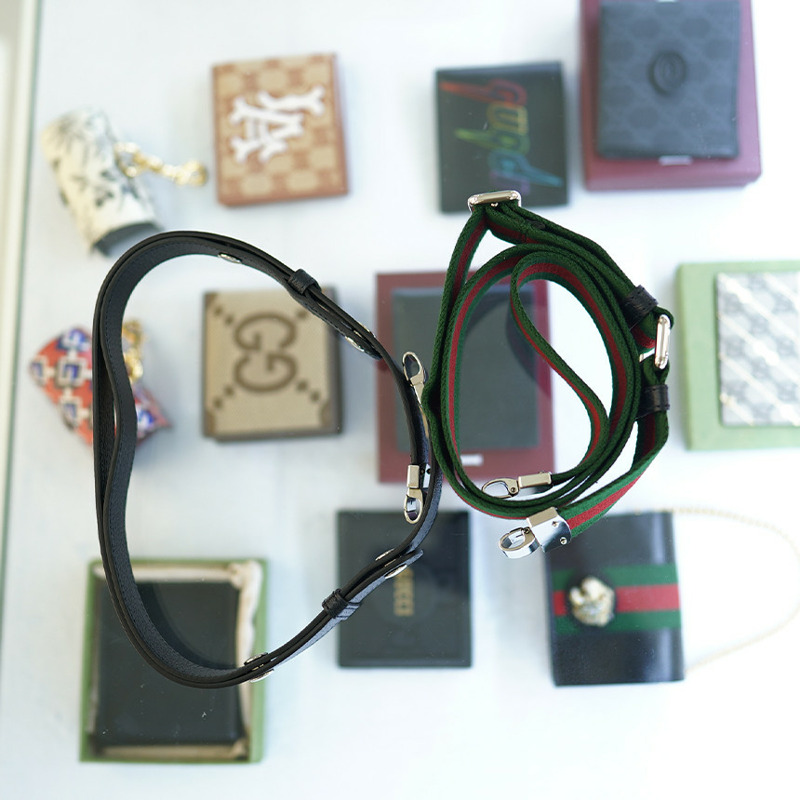 GUCCI 單肩包 699409 96GRN 4082 帆布 米色/海軍藍-22