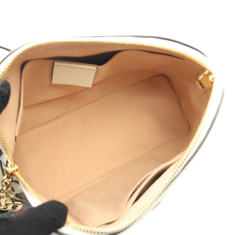 GUCCI Ophidia GG Flora Supreme 單肩包 499621 帆布皮革 米色 多色-2