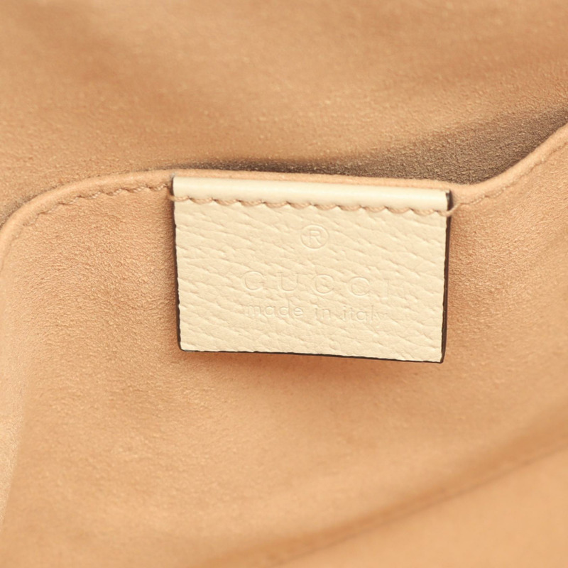 GUCCI Ophidia GG Flora Supreme 單肩包 499621 帆布皮革 米色 多色-3