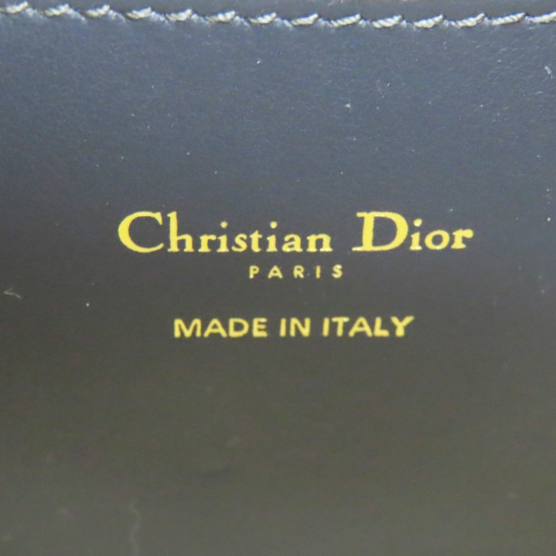 藍色 提花帆布 牛皮 Signature Bucket 水桶包 肩背包【Dior 迪奧】-5