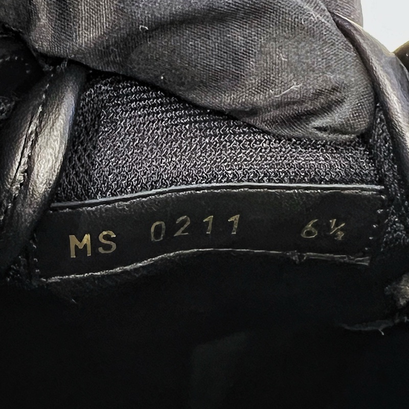 99 新Lv 黑色老花男士板鞋低調經典款40.5 僅試穿痕跡-4