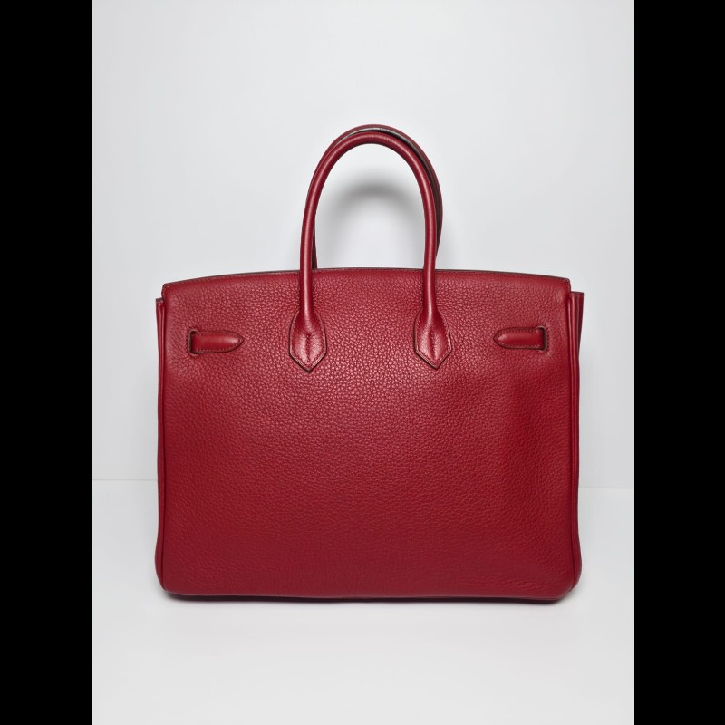 Hermes - Birkin 35紅色銀扣-1