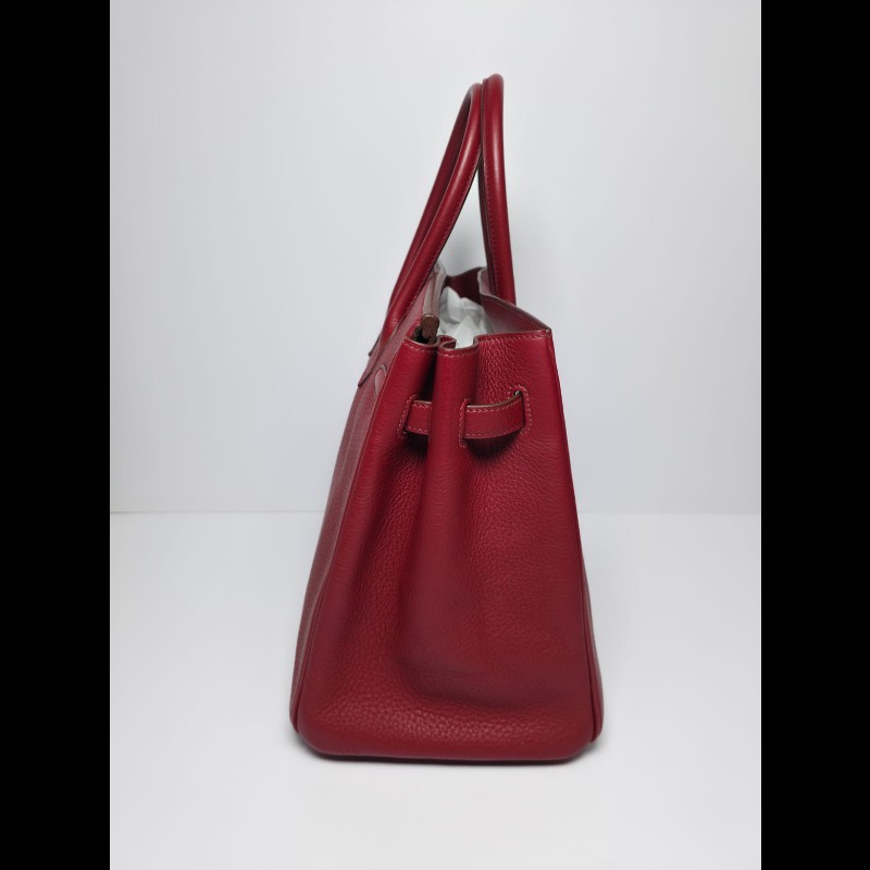 Hermes - Birkin 35紅色銀扣-3