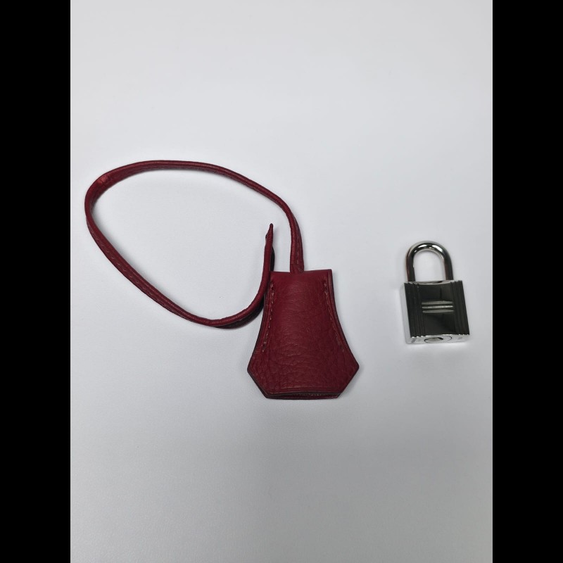 Hermes - Birkin 35紅色銀扣-28