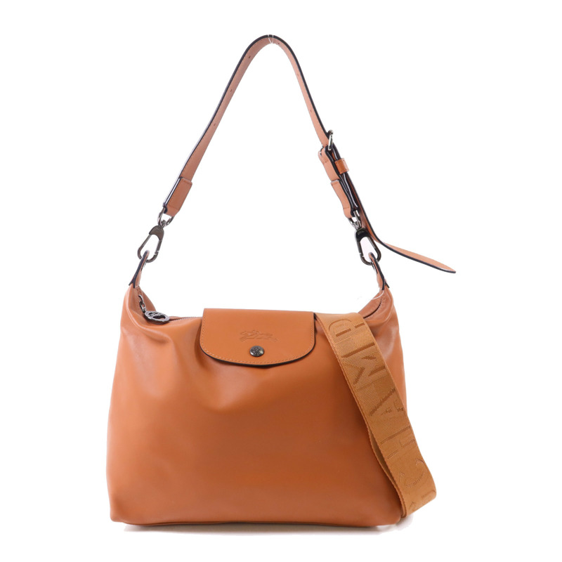 Longchamp 牛皮皮革2 Way Shoulder Bag手挽肩背兩用袋-0