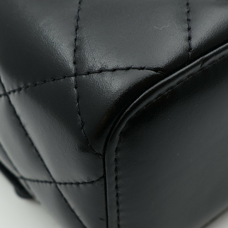 CHANEL 羊皮皮革Mini Vanity Case金扣鏈帶肩背袋-4