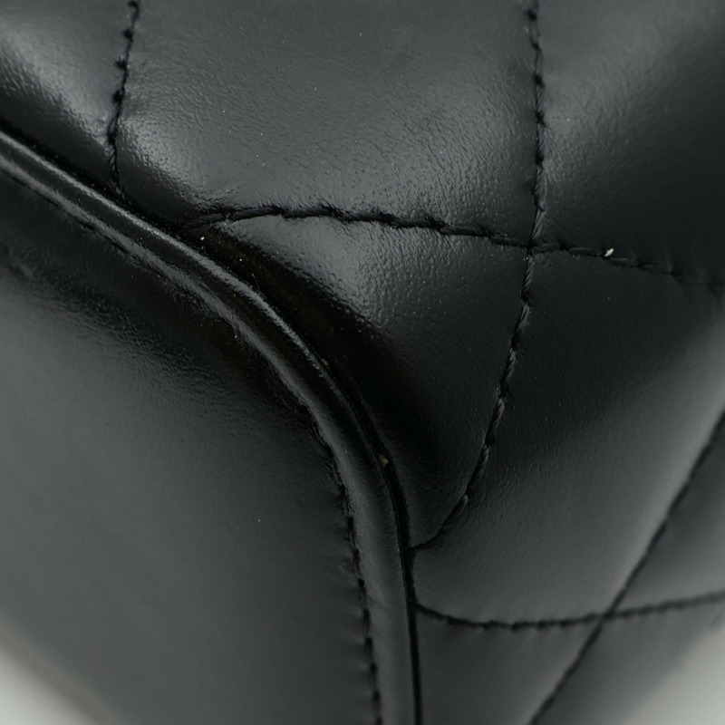 CHANEL 羊皮皮革Mini Vanity Case金扣鏈帶肩背袋-5