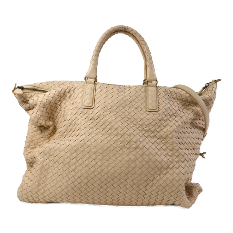 BOTTEGA VENETA Nappa皮革Intrecciato Convertible金扣手挽肩背兩用袋-0