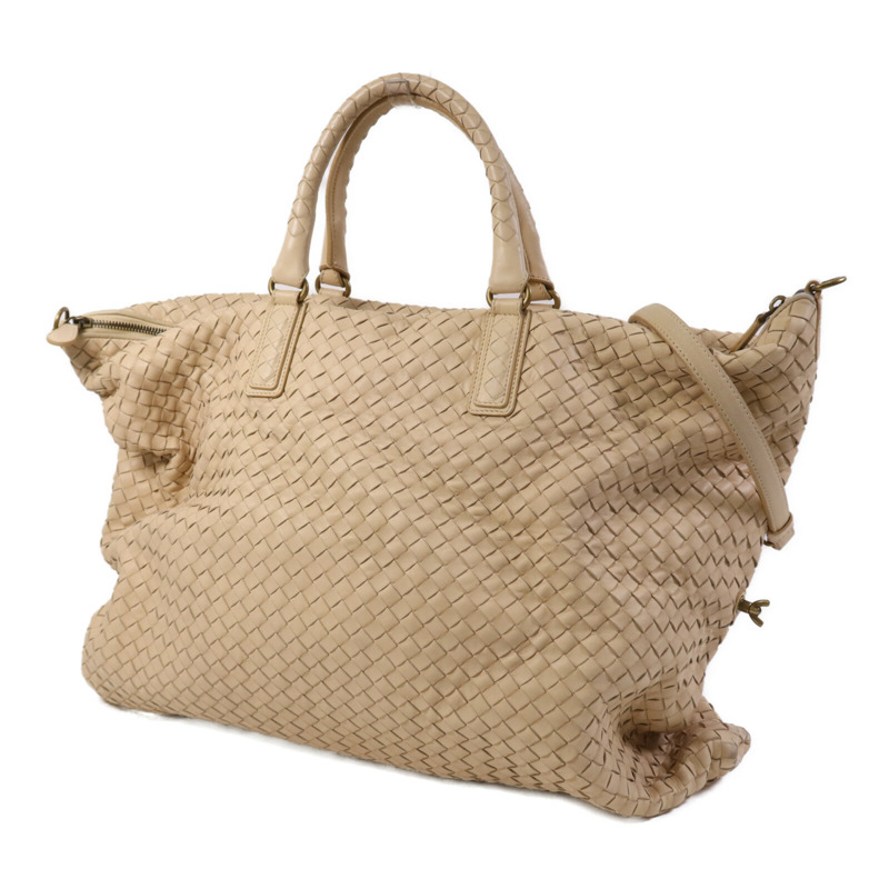 BOTTEGA VENETA Nappa皮革Intrecciato Convertible金扣手挽肩背兩用袋-2