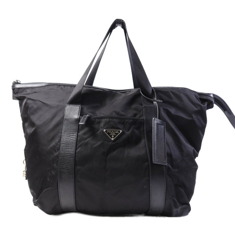 PRADA 尼龍Tote Bag銀扣手挽袋