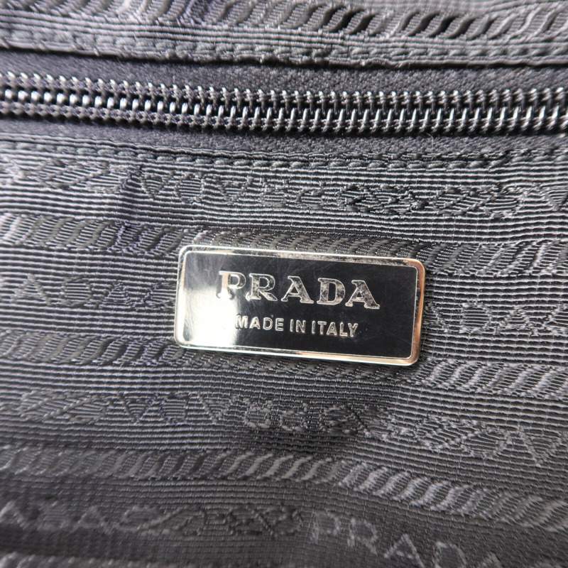 PRADA 尼龍Tote Bag銀扣手挽袋-5