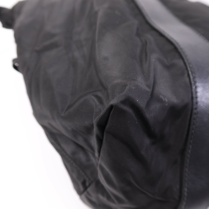 PRADA 尼龍Tote Bag銀扣手挽袋-12