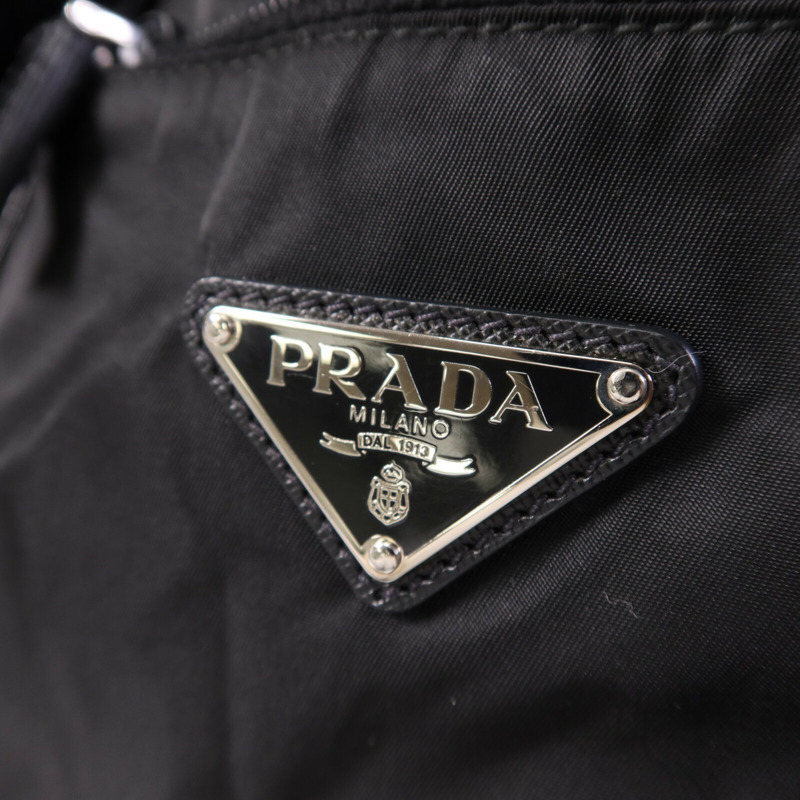 PRADA 尼龍Tote Bag銀扣手挽袋-13