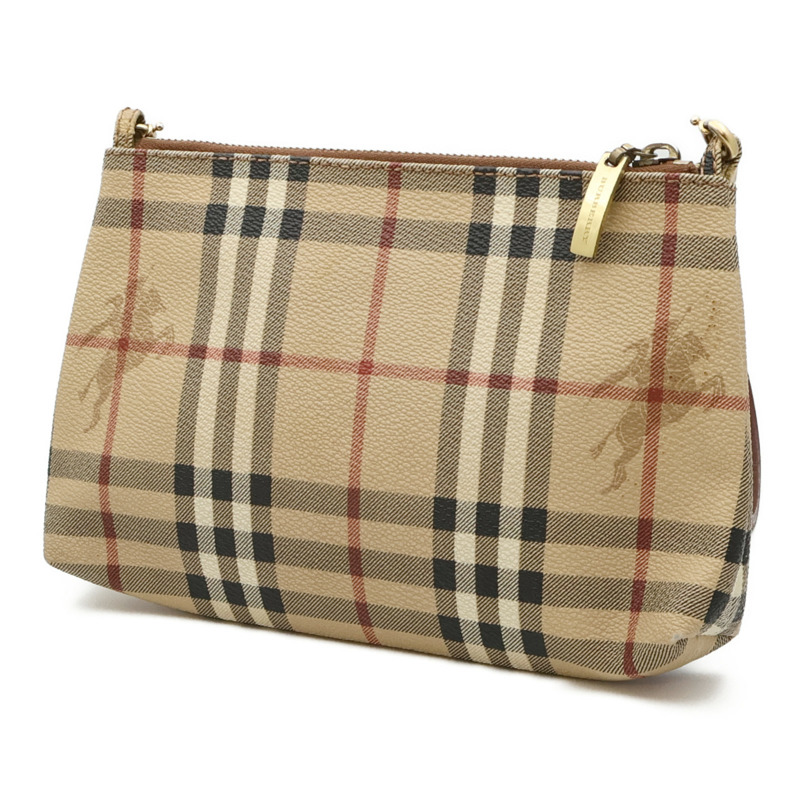 BURBERRY 塗層帆布Shoulder Bag金扣肩背袋-2