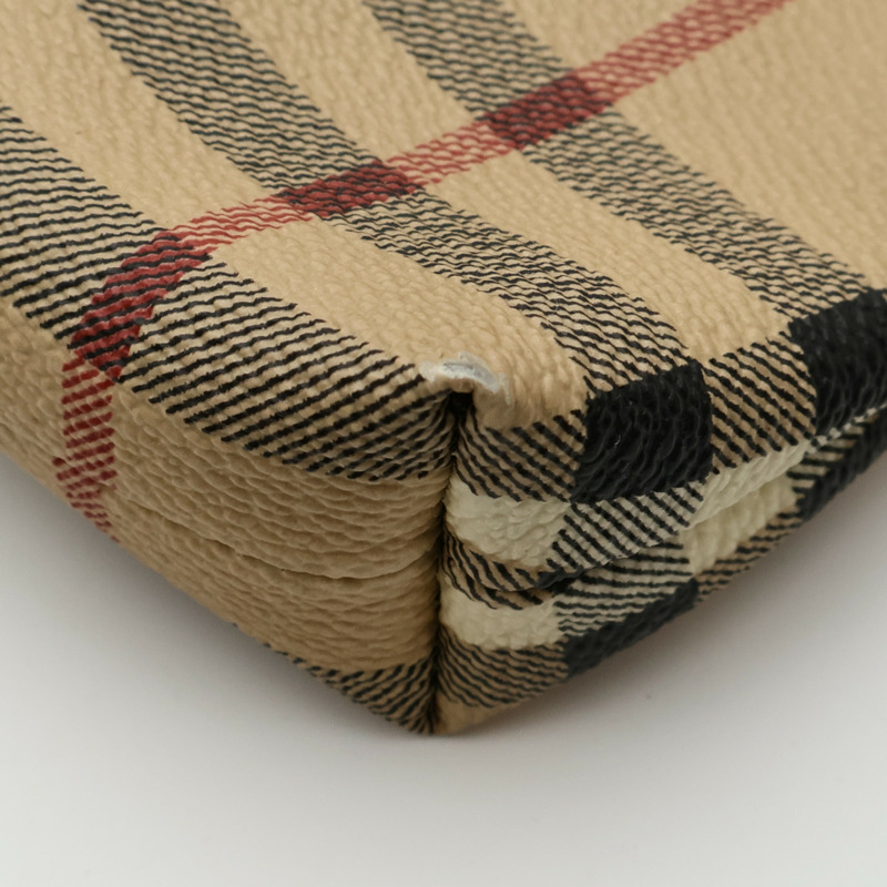 BURBERRY 塗層帆布Shoulder Bag金扣肩背袋-7