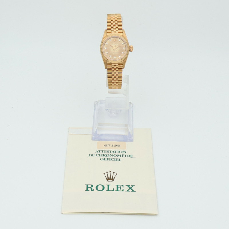 ROLEX Lady Oyster Perpetual 67198G-15