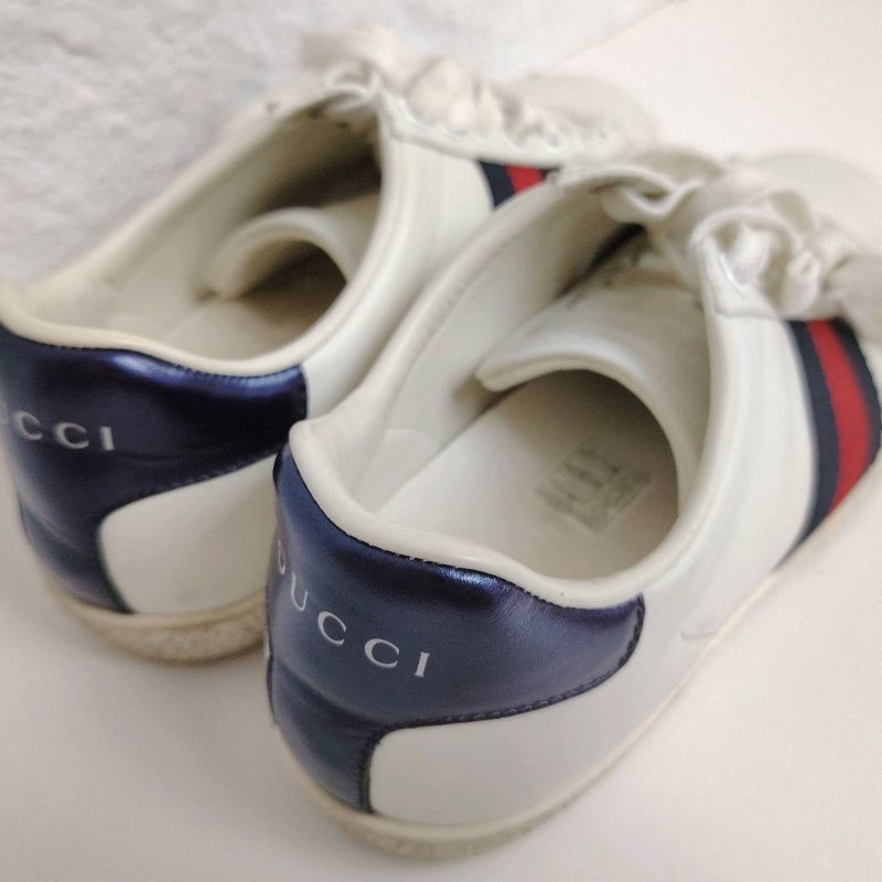 Gucci 古馳 經典款小白鞋 35碼-3