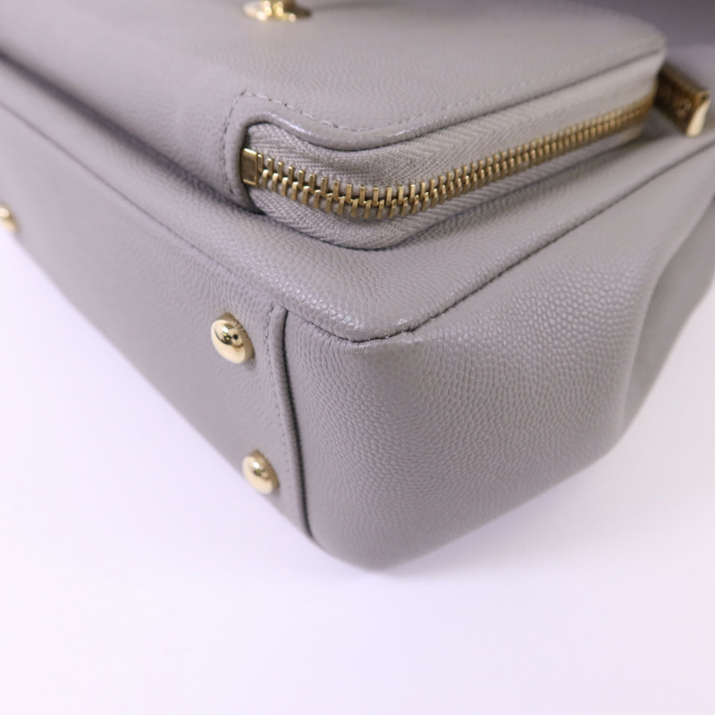 CHANEL 牛皮皮革Business Affinity金扣鏈帶肩背袋-12