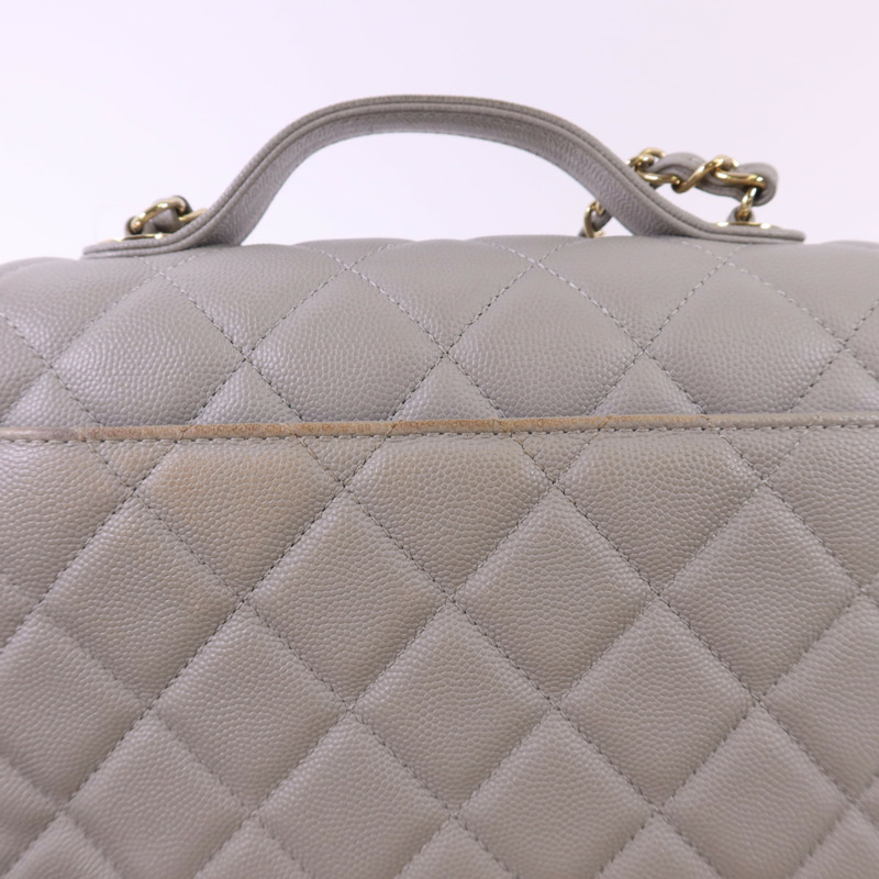 CHANEL 牛皮皮革Business Affinity金扣鏈帶肩背袋-16