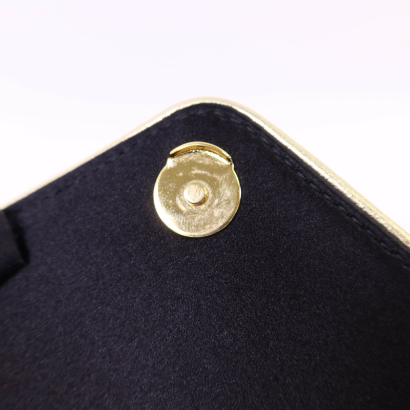 SAINT LAURENT 絨布Sac Ming Jamie金扣鏈帶肩背袋-9