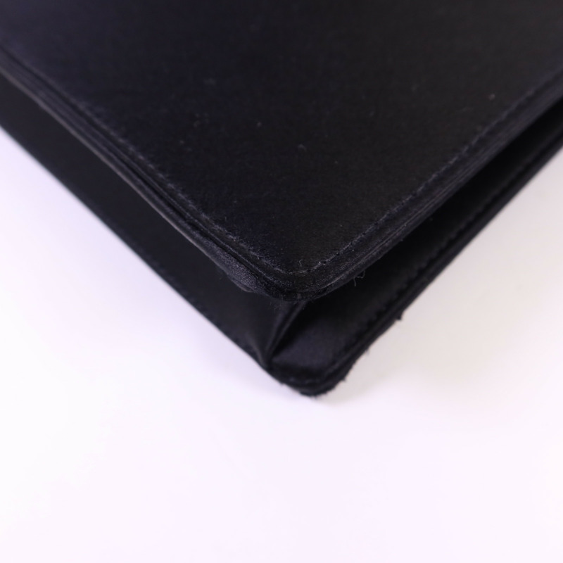 SAINT LAURENT 絨布Sac Ming Jamie金扣鏈帶肩背袋-13