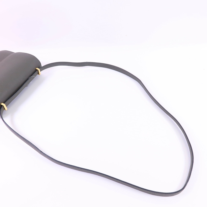 HERMES Veau Epsom皮革Constance Mini金扣肩背袋 Vert de Gris-4