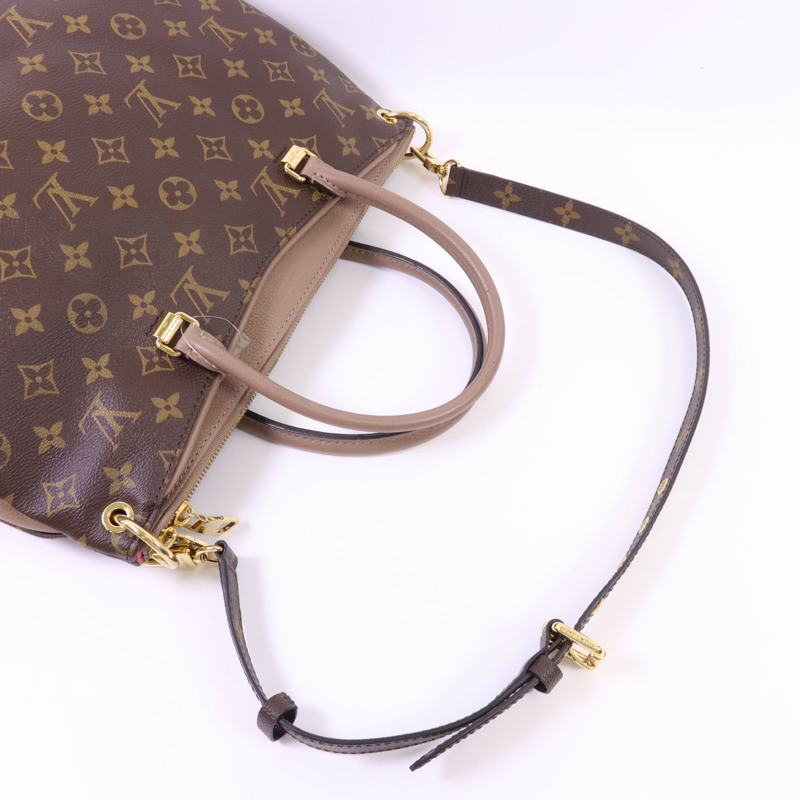 LOUIS VUITTON Monogram Pallas MM金扣手挽肩背兩用袋-4